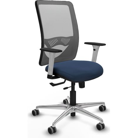 Silla de oficina piqueras y crespo Zulema blanco respaldo fijo (1/2)
