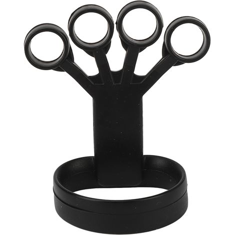 Exercitateur de Force de Prise en Silicone 4 Doigts 5kg pour Escalade et Fitness Noir (1/5)
