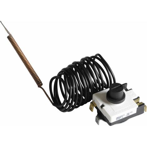Thermostat sécurité limiteur 100°C - capillaire 1.5m - DIFF pour Bosch : 87168419890