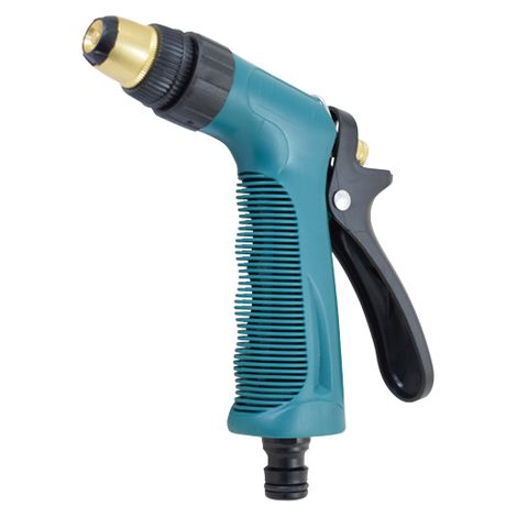 Pistola de riego ferrestock gn70 metal ergonómica flujo ajustable