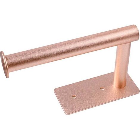 [NEVER USED] Toilet roll holder, wall-mounted bracket for bathroom, kitchen, toilet, rose gold
