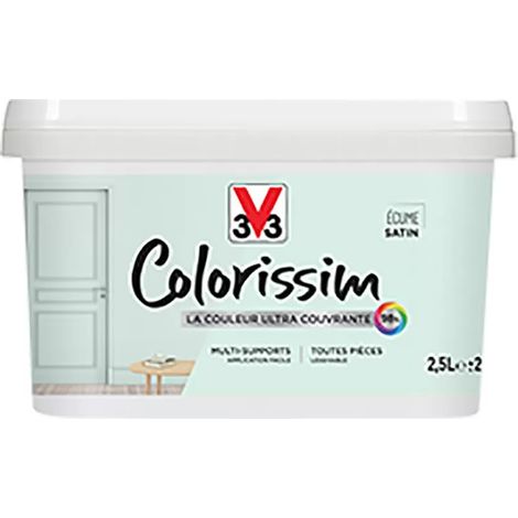 Peinture Multi-supports V33 Colorissim Satin Ecume 2,5 L