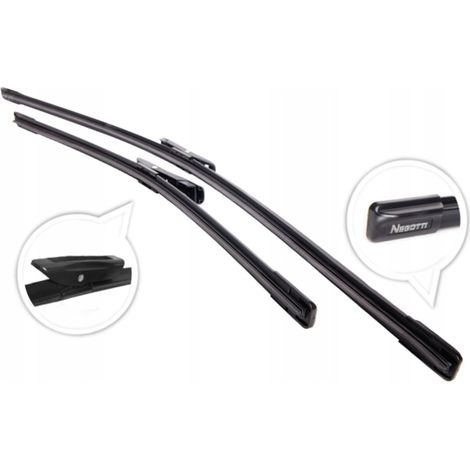 2 tergicristalli anteriori 650+480 Scudo 3 Zafira Life Vivaro B 19- ProAce Jumpy Expert 16- Fiorino Nemo Bipper 07- Negotti SET-D 26''/19" (1/5)