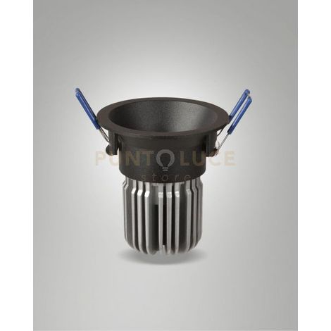 TOODLE FARETTO INCASSO TONDO 4000K 1270LM 11W NERO DIMMERABILE
