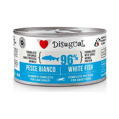 Umido Cane Pesce Bianco 150gr DISUGUAL
