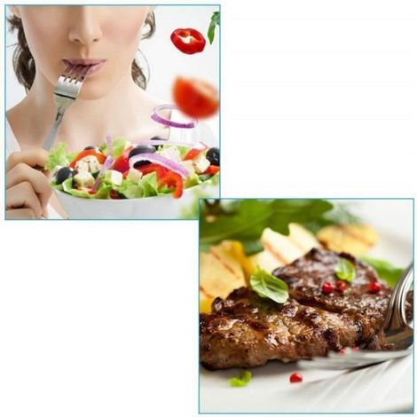 ChangM - 10PCS 18.5cm De Longueur Fourchette de Table Acier Inoxydable Fourchette Steak Fourchettes Couverts de FOURCHETTE DE TABLE (1/4)