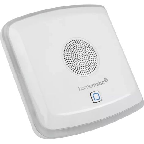 HOMEMATIC IP SMART HOME 152348A0 COMBI SIGNALISATION ACOUSTIQUE + OPTIQUE GONG POUR SONNETTE DE PORTE SANS CÂBLE, FONCTIONNE AVE (1/5)