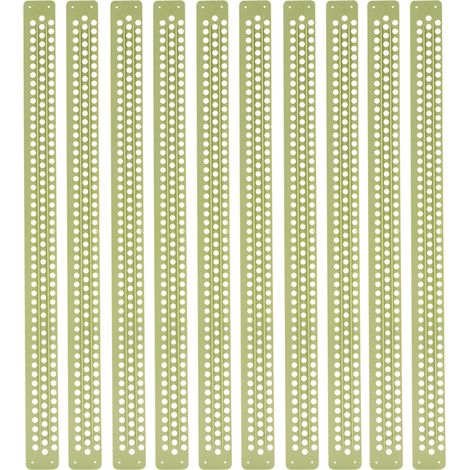 [Plastique Piège Pollen Abeille] Pollen Collector Trap Beehive Kit Plastique Jaune 40cm x 3cm - 10 Pièces Essentiel Apiculture (1/5)
