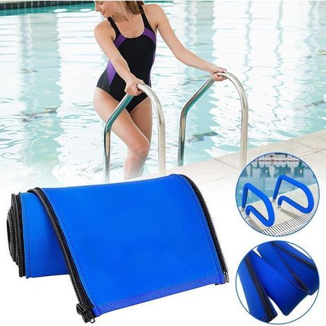 Couverture de Main Courante de Piscine 12015 CM cm Housses de Protection Souples à Fermeture Éclair pour Mains Courantes de Piscine, Résistantes aux Intempéries et Antidérapantes 1Pcs (1/4)