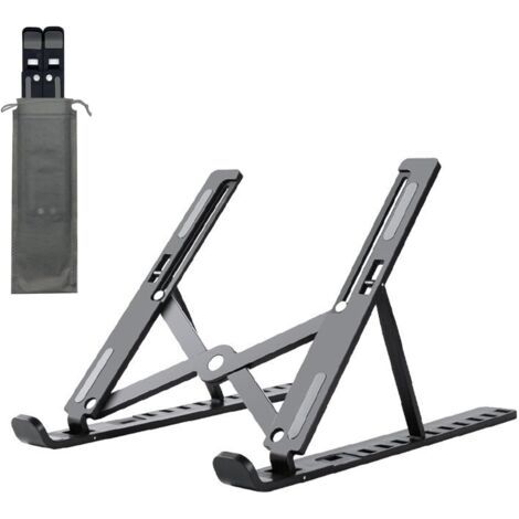 Support pour Ordinateur Portable, Support réglable pour Ordinateur Portable de Bureau, Support léger et Pliable (1/5)