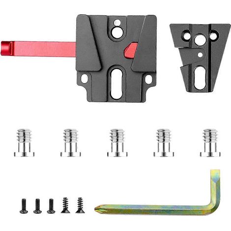 Station de base CNC en aluminium à monture V, plaque rapide V-Lock avec bloc triangulaire Arca, A (1/5)