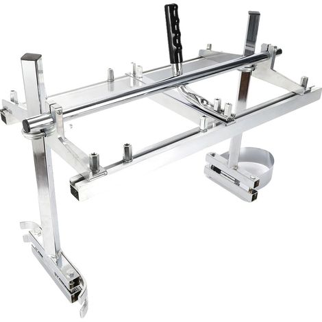 Motosierra, construcción de aluminio, grosor de placa ajustable, color plata. (1/2)
