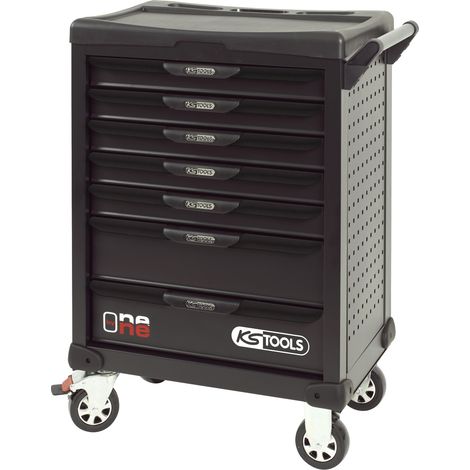 KS Tools - Servante One by One noire 7 tiroirs - 823.0007 (1/3)