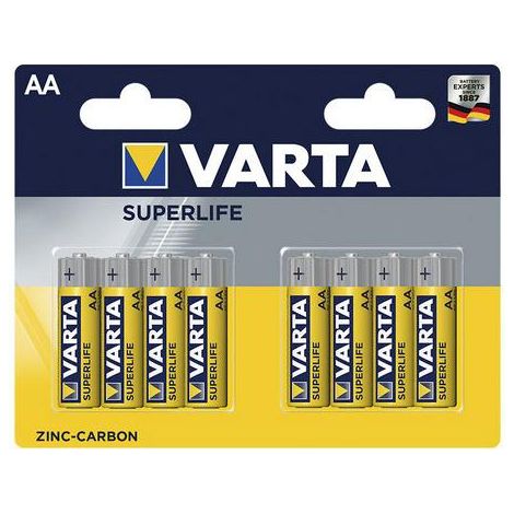 Varta SUPERLIFE AA Batteria monouso Stilo AA Zinco-Carbonio (1/2)