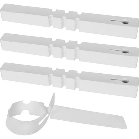 300 Pièces Étiquettes de Plantes en Plastique, Étiquette de jardinage d'étiquette de jardinage suspendue en PVC, s'enroulent Autour d'étiquettes Suspendue Jardin De La Pépinière Tags (Blanc) (1/5)