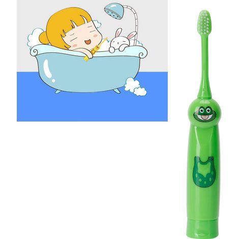 Brosse à dents électrique enfant - Modèle cartoon imperméable - Idée cadeau pour enfants