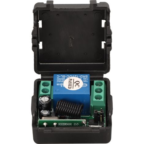 Interrupteur relais télécommandé 12 V unidirectionnel sans fil pour éclairage de contrôle d'accès (1/4)