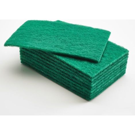 Tampon à récurer Vert RS PRO ( Prix pour Paquet de 10 )