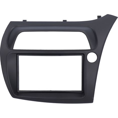 Autoradio 2 DIN Panneau de Garniture CD pour Honda Civic Europe RHD 2005-2011, Cadre de Remplacement, Facia en Plastique, Kit de Montage, Compatible avec Autoradios Universels (1/5)