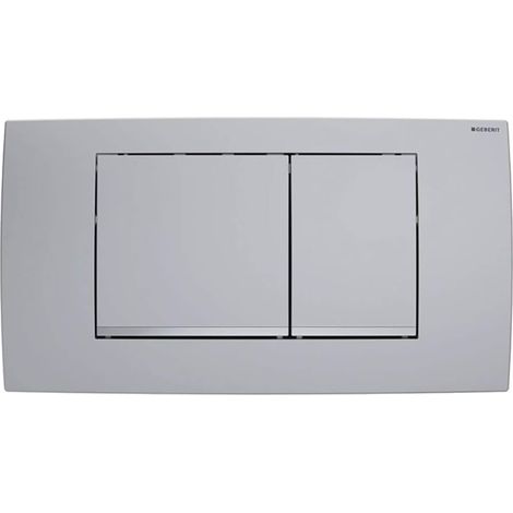 PLACCA DI COMANDO TWIN LINE30 DOPPIO TASTO CROMO OPACO GEBERIT 115.899.JQ.1