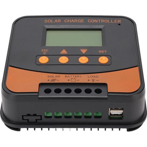 Contrôleur charge solaire MPPT 10A 12/24V, compatible batterie GEL SLA LFP LI (1/5)