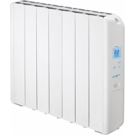 FARHO Eco Green Wifi Radiateur Électrique 770W à 7 Éléments en Aluminium Injecté, Fluide Farhoil, Thermostat Programmable, WiFi Intégré (1/4)