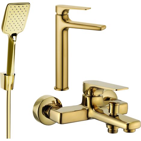 Mexen Lynx R62 conjunto de baño, dorado - 745913R62-50