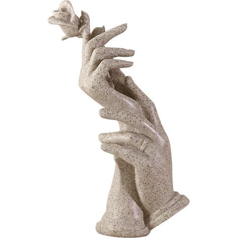Dekorative Harzskulptur in Form von Händen, Dekoration