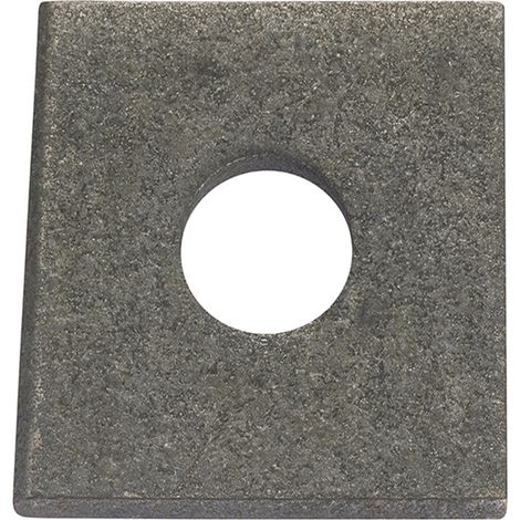Unifix Square Plate Round Hole Washers Galv - M10 x 40 x 5.0 - Box of 100