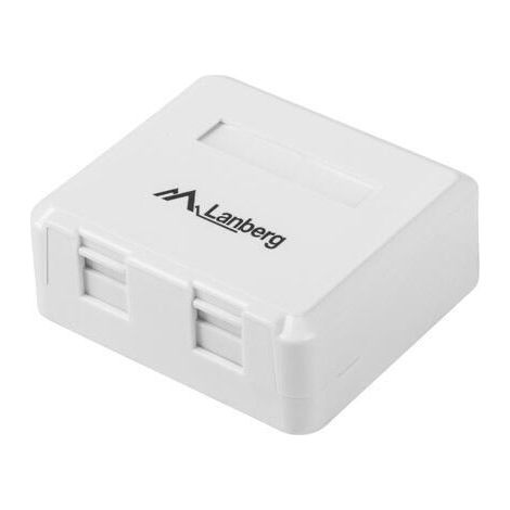Caja de montaje en superficie Lanberg para dos módulos Keystone (1/2)