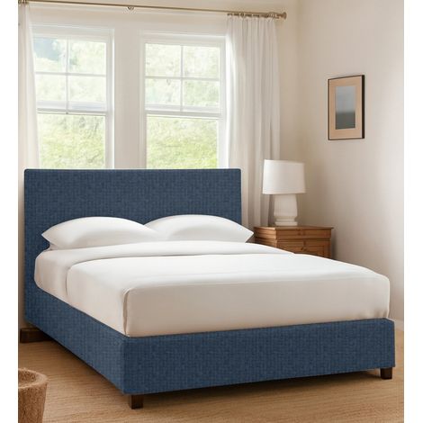 Cama de Plaza y Media Redditch, Desenfundable, Hecho en Italia, azul (1/3)