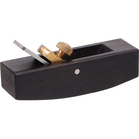 Rabot à Cuir Outil Manuel en Bois Marron Facile à Utiliser Acier et Cuivre en Effort et Précis pour Travail du Cuir Fait Main (1/5)