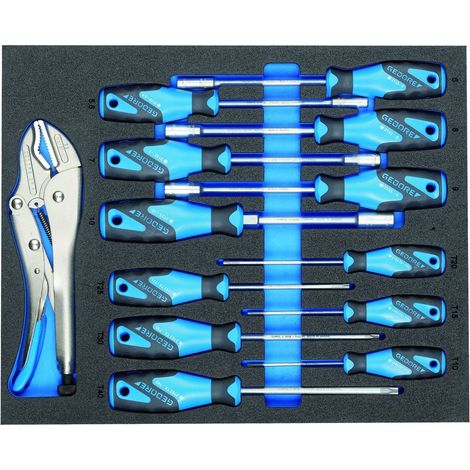 GEDORE 2957469 - Assortiment d'outils dans le module 2/4 CT , TS CT2-2133-2163TX (1/5)