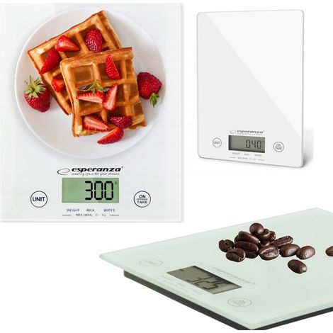Báscula de cocina electrónica de precisión de 5 kg con pantalla táctil LCD de 1 g.