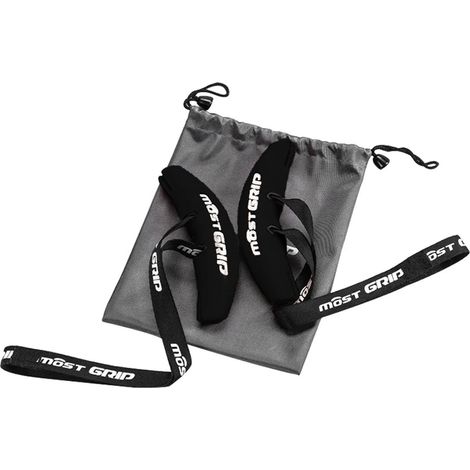 2 Poignées pour élastiques de résistance, noires, conception ergonomique, accessoire fitness, pour musculation et rééducation (1/5)