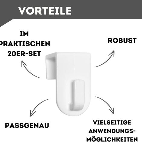 10er-Packung unsichtbarer Acryl-Gardinenhaken, nagelfreie Aromatherapie-Halterhaken, schimmelresistente Badezimmerhaken erhältlich. (1/5)