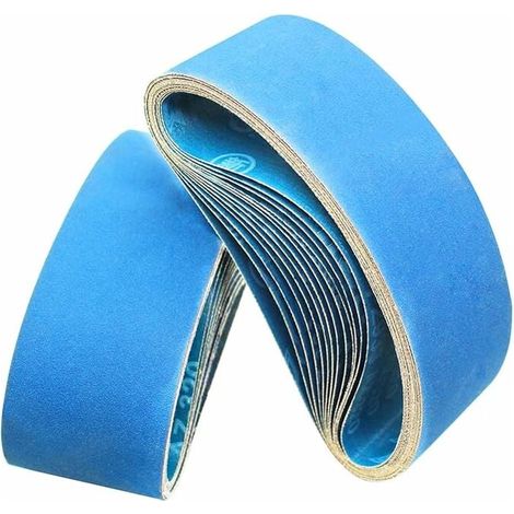 GABRIELLE Bande Abrasive 610x100mm, 10 bandes Abrasives de 80 grains pour l'ébauche, le décapage de peinture et le polissage du lac volant (1/5)