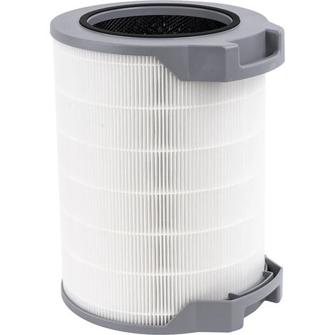 (1 pièce) Filtre de rechange LV-H134 compatible avec le purificateur d'air Levoit LV-H134 et le filtre à charbon actif haute efficacité LV-H134-RF. Accessoires inclus : filtre LV-H134-RF. (1/4)