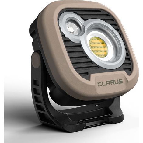 Linterna de camping, luz de trabajo recargable de alta capacidad de 13500 mAh, 1500 lm, 6 modos, base magnética, función de gancho, pesca nocturna, emergencia, taller, etc. Color rosa [Clase energétic