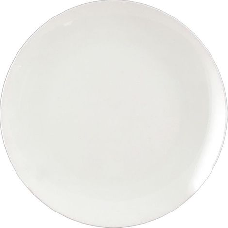 MA MAISON PERLA PIATTO PIANO BIANCO CM.27 IN PORCELLANA