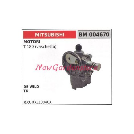 Carburatore a vaschetta MITSUBISHI motosega T 180 004670