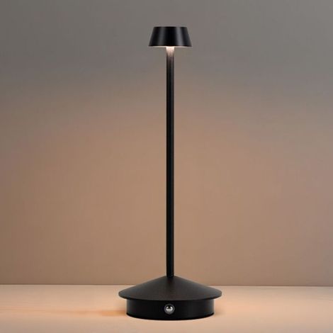 [NIEMALS VERWENDET] Kabellose LED-Schreibtischlampe, stufenlos dimmbar in 3 Farben, einfache, tragbare Schreibtischlampe, 10,530 cm