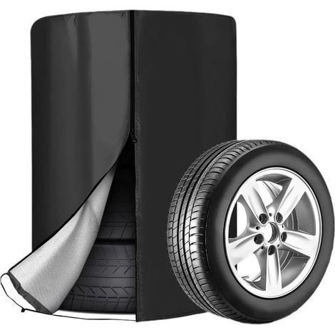 Housse de Pneu Universelle Housse de Protection pour Pneus Voiture Imperméable Sac Pneu Voiture Housses de Rangement pour Pneus Sac de Rangement pour Pneus Housse Stockage Pneus pour 4 Pneus 85120cm (1/5)