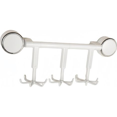 Space Saving Suction Cup Utensil Holder Multi Purpose Rotating Hook for Easy Installation in Any Room Home Storage Accessory white (1/5)