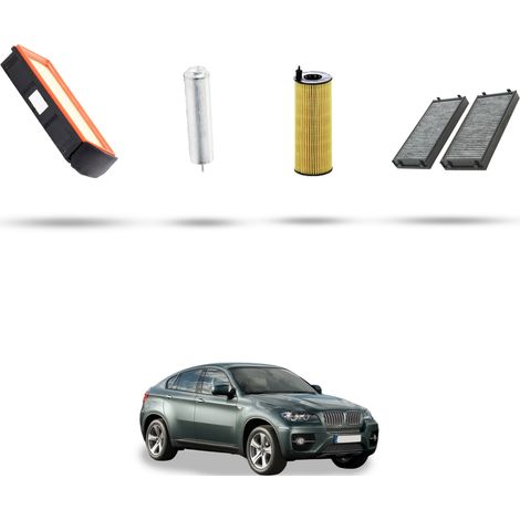 Kit tagliando 4 filtri compatibile con Bmw X6 (E71,E72) M50d 280kw dal 2012 (1/5)