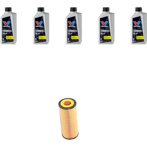 Kit filtro olio e 5L compatibile con Bmw serie 3 (E46) 320d 100kw dal 1998 al 2001 (1/3)