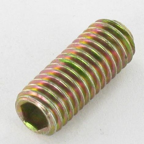 Vis métaux Sans tête six pans creux (sthc) Clé de 3 HC3 M6X20 Bout cuvette Bichromaté-10 pièces