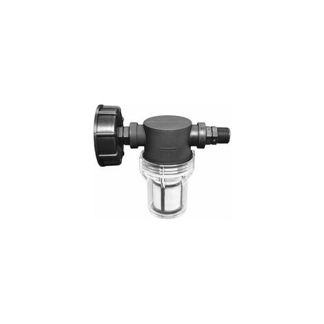 Robinet Raccord Cuve 1000 L, Articulation de Tuyau de Jardin pour Collecteurs d'eau de Pluie avec Fonction de Filtre,S60x6 Adaptateur De Réservoir d'eau IBC Irrigation du jardin(1/2'' Fil extérieur) (1/5)