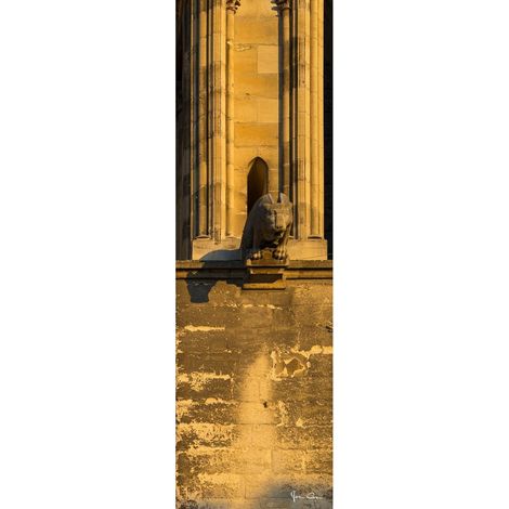 Tableau sur toile gargouille 30x97 cm - Impression sur Toile Murale Décorative - Image imprimée en HD sur Toile - Toile sur Châssis en Bois FSC - Fabriqué en France (1/4)