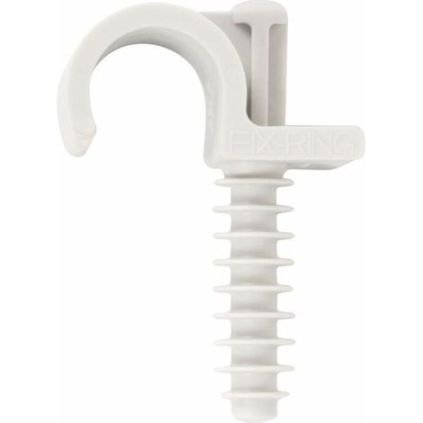 Colliers de fixation en plastique simple pour tube Ø25 mm – Lot de 100 pièces, modèle IFix-Ring (1/4)
